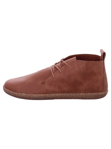Esgano Damenschnürrstiefel kalt flach Da.-Sneaker in  Braun