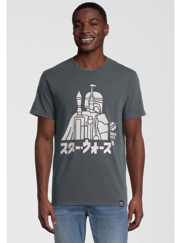 Re:Covered T-Shirt Star Wars Boba Fett in Grey