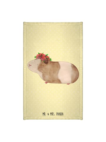 Mr. & Mrs. Panda Handtuch Klein Meerschweinchen Weisheit ohne Sp... in Gelb Pastell