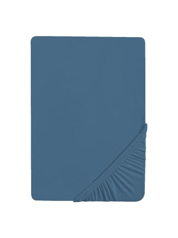 roba Wiegen / Stubenwagen Spannbettlaken - Bio-Baumwolle - Marine Blau