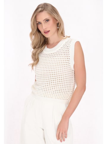 DreiMaster Klassik Pullunder in offwhite