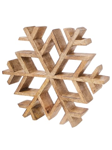 Butlers Deko-Schneeflocke SNOWFLAKE in Braun