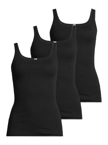 Nina von C. Unterhemd / Top Fine Cotton in Schwarz