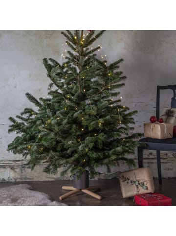 STAR Trading Weihnachtsbaumständer Baumhöhe bis 2,2m mit Wassertank in schwarz