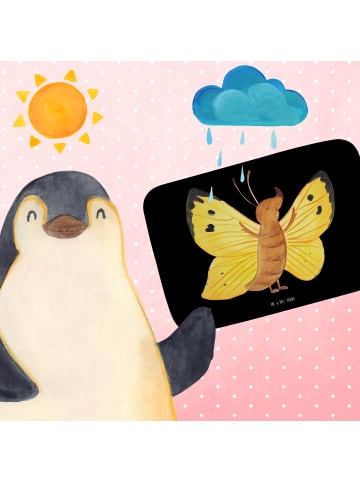 Mr. & Mrs. Panda duschmatte Schmetterling Zitronenfalter ohne Sp... in Schwarz