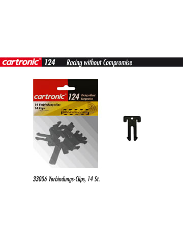 Cartronic Autorennbahn - Zubehör 124 "Verbindungsclips, 14 Stck."