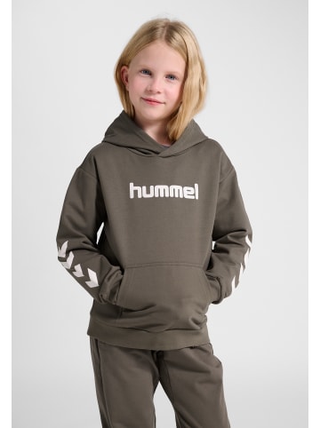 Hummel Kapuzenpullover Hmljr Logo Lebensstil Mädchen in DARK NIGHT