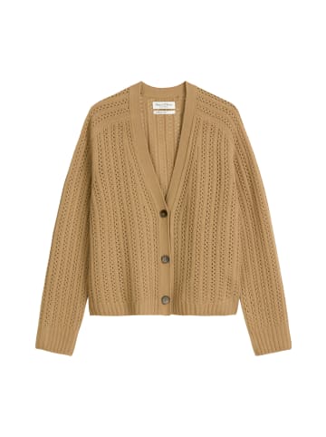 Marc O'Polo Ajour-Cardigan oversize in pure sand