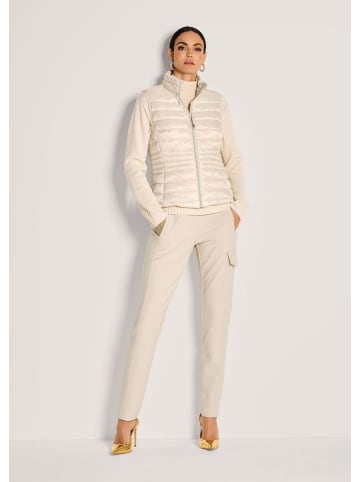 MADELEINE Verkürzte Steppweste für Damen in perlweiß