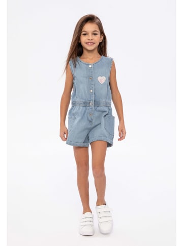 Minoti Playsuit cotton 3 in Denim-Blau