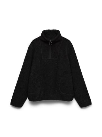 Vero Moda Teddyfell Jacke in Black