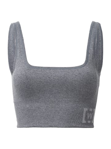 Wolford Sport-Bustier Shaping Athleisure in grau-mel.