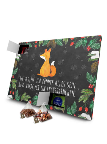 Mr. & Mrs. Panda Adventskalender Einhorn Wunsch mit Spruch in Kreidetafel