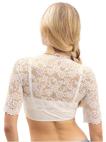 Nina von C. Dirndlbluse halbarm in champagner
