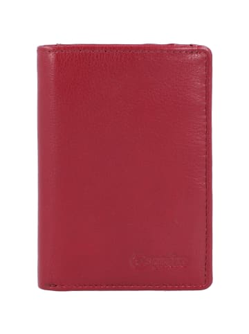 Esquire Oslo Kreditkartenetui RFID Leder 7,5 cm in rot