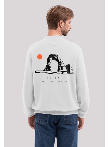 F4NT4STIC Sweatshirt Escape Discover the World Savannah in off-white