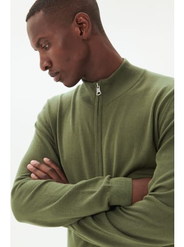 Matinique Strickjacke MAcardo Gerade Passform in Olive Night