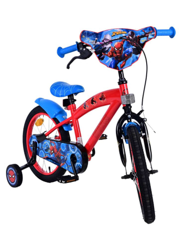 Volare Kinderfahrrad Spider-Man Fahrrad für Jungen 16 Zoll Kinderrad in Rot 4 Jahre