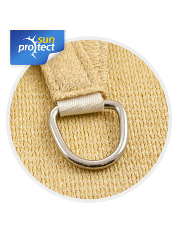 Gartenia sunprotect Professional Sonnensegel, 6 x 3 m, Rechteck, beige in Beige