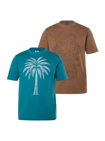 JP1880 Kurzarm T-Shirt in tiefseeblau