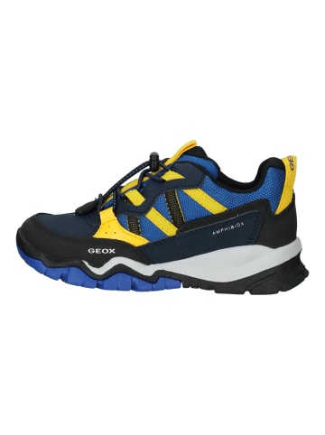 Geox Sneaker in Blau/Gelb