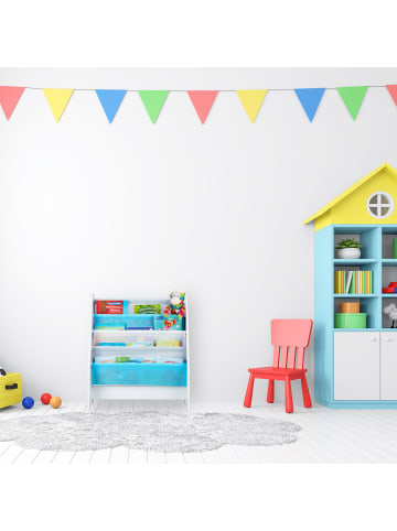 Kinder Bücherregal Lagerfeuer in Bunt - (B)62 x (H)71 x (T)29 cm