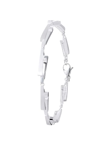 Lucardi 925 Silber Armband Asymmetrisch