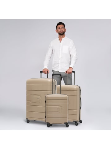 Redolz Essentials 11 3-SET 4 Rollen Kofferset 3-teilig in beige