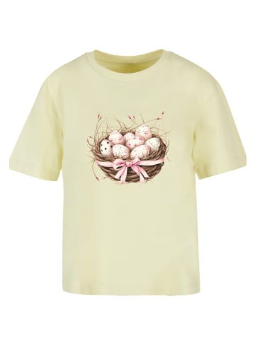 F4NT4STIC Everyday Tee Osterei Nest Korb Dekor in softyellow