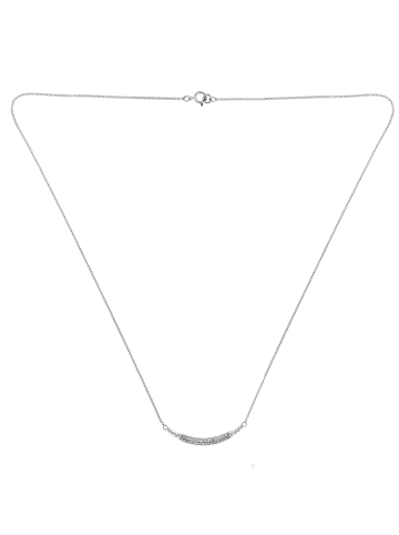 Smart Jewel Collier Mit Zirkonia in Weiss