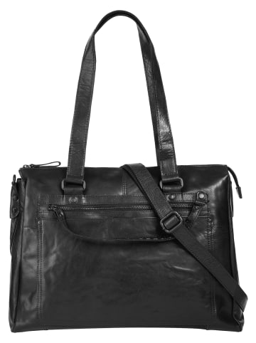 SPIKES & SPARROW Shopper in schwarz