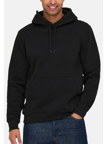 ONLY & SONS Sweatshirt / Hoodie Connor in Schwarz / rot