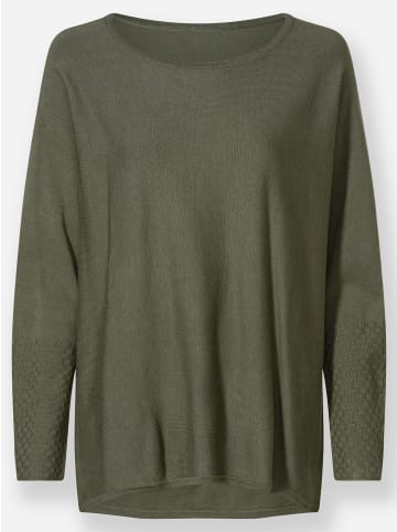Heine Fledermauspullover in khaki