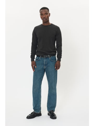 Matinique Strickpullover MAJones Gerade Passform in Dark Grey Melange