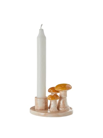 Butlers Kerzenhalter AUTUMN MEDLEY Pilze in Beige