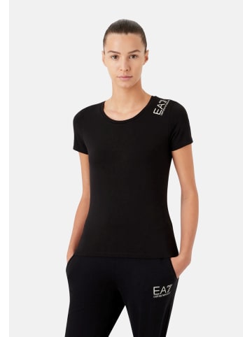 EA7 T-Shirt in schwarz