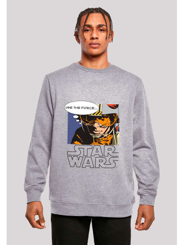 F4NT4STIC Sweatshirt Star Wars Use the Force in grau meliert