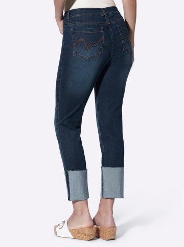 Heine 7/8-Jeans in blue-stone-washed