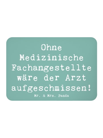 Mr. & Mrs. Panda Magnet Spruch Medizinische Fachangestellte mit ... in Meeresbrise
