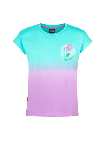 Trollkids T-Shirt Yttersand in petrol/lime