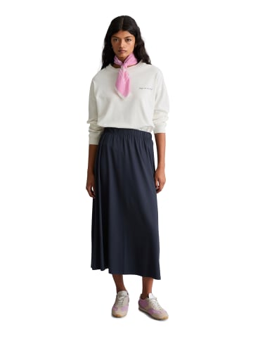 Marc O'Polo DENIM Ausgestellter Jerseyrock in Blue Depths