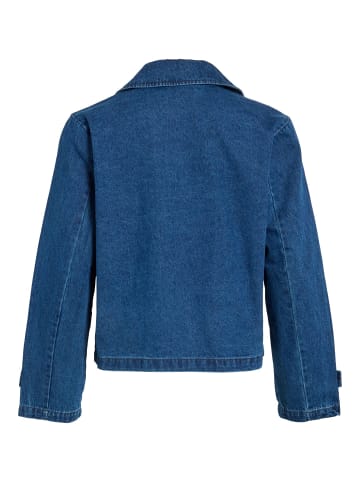 Vila Trenchcoat in Dark Blue Denim