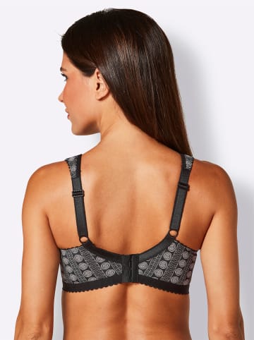 WITT WEIDEN Entlastungs-BH ohne Bügel in schwarz-bedruckt