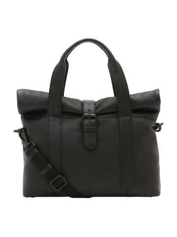 VLD VOi Leather Design 4Seasons Schultertasche Leder 32 cm in schwarz