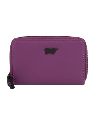 Braun Büffel Capri Geldbörse RFID Leder 11 cm in viola