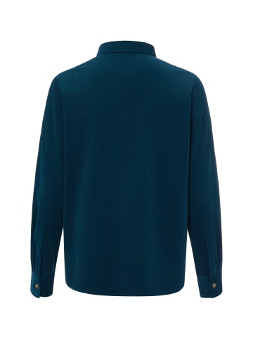 Franco Callegari Cordbluse in petrol