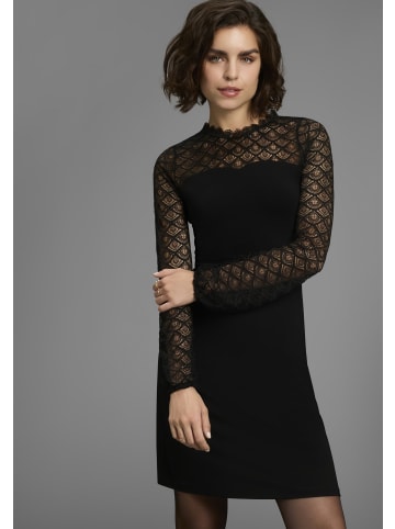 Laura Scott Spitzenkleid in schwarz