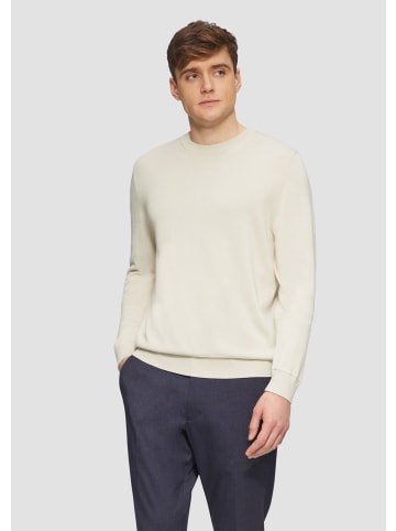 s.Oliver BLACK LABEL Strickpullover langarm in Creme