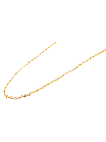 Adeliás Unisex Halskette – Ankerkette aus Edelstahl 90+5 in gold