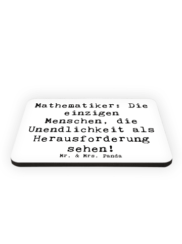 Mr. & Mrs. Panda magnet Spruch Mathematiker Unendlichkeit mit Sp... in Weiß
